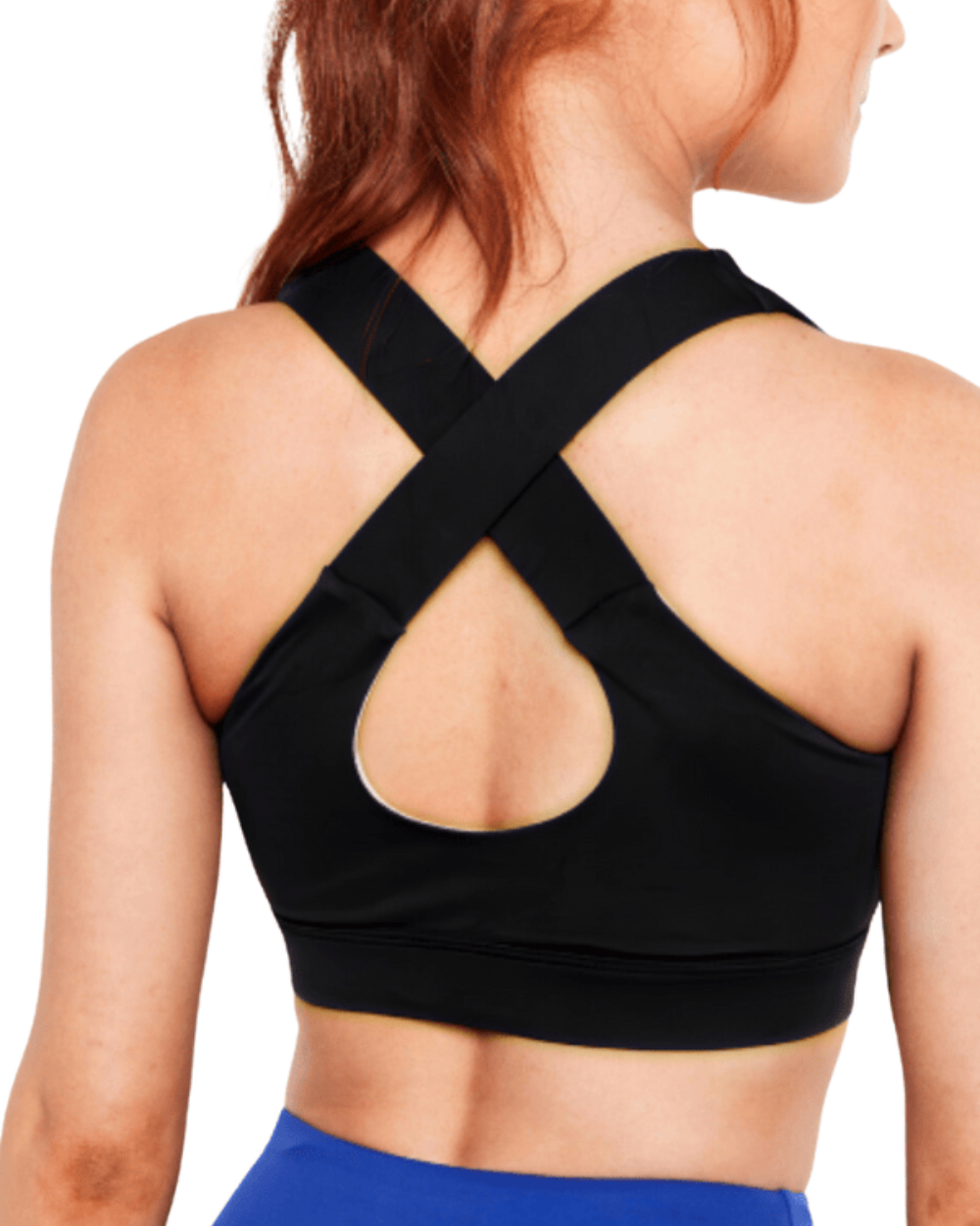 Classic Cross Back Crop (Black) image 0