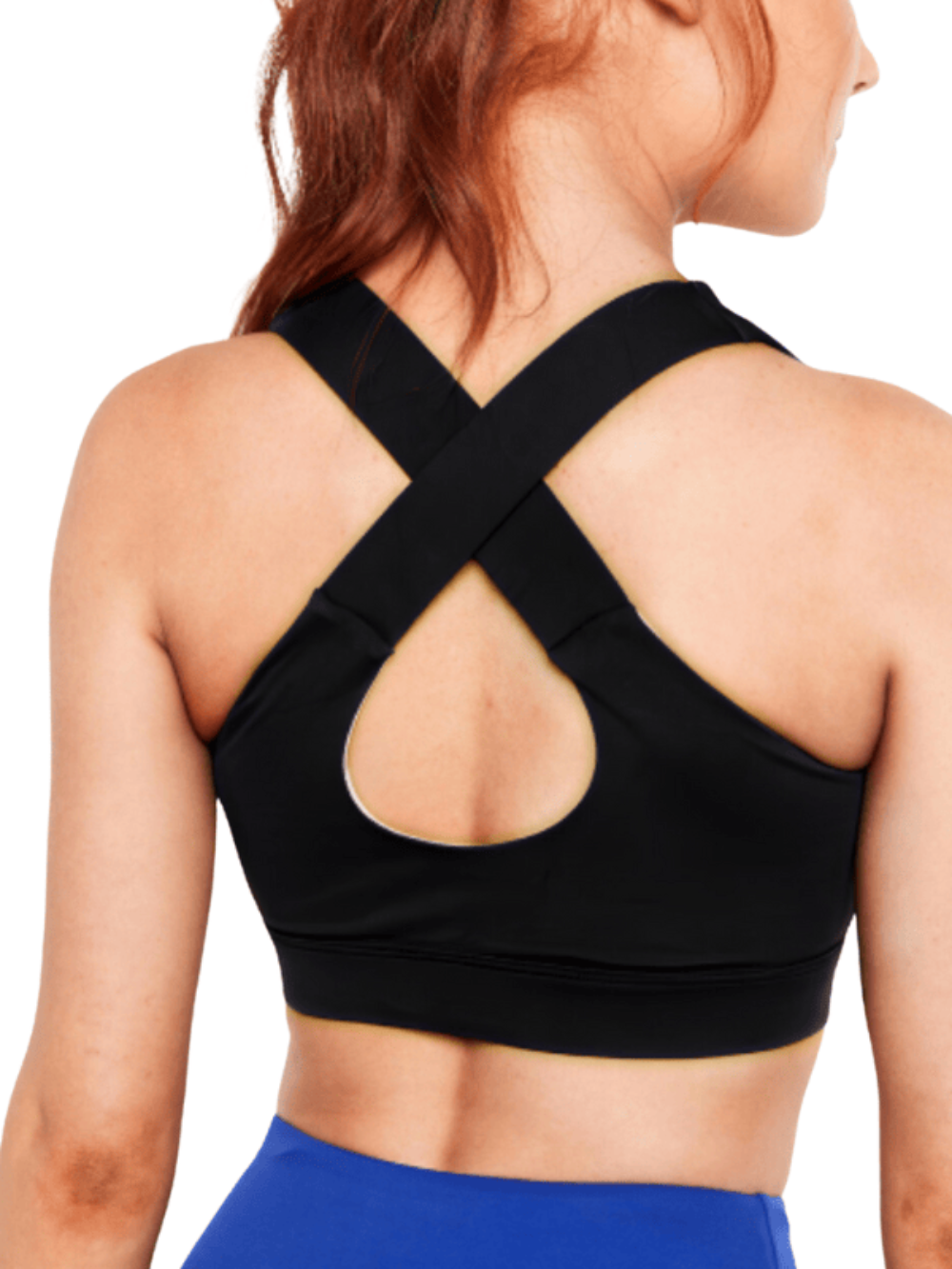 Classic Cross Back Crop (Black) image 0